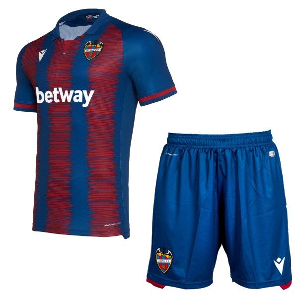 Trikot Levante Macron Heim Kinder 2019-20 Blau Rote